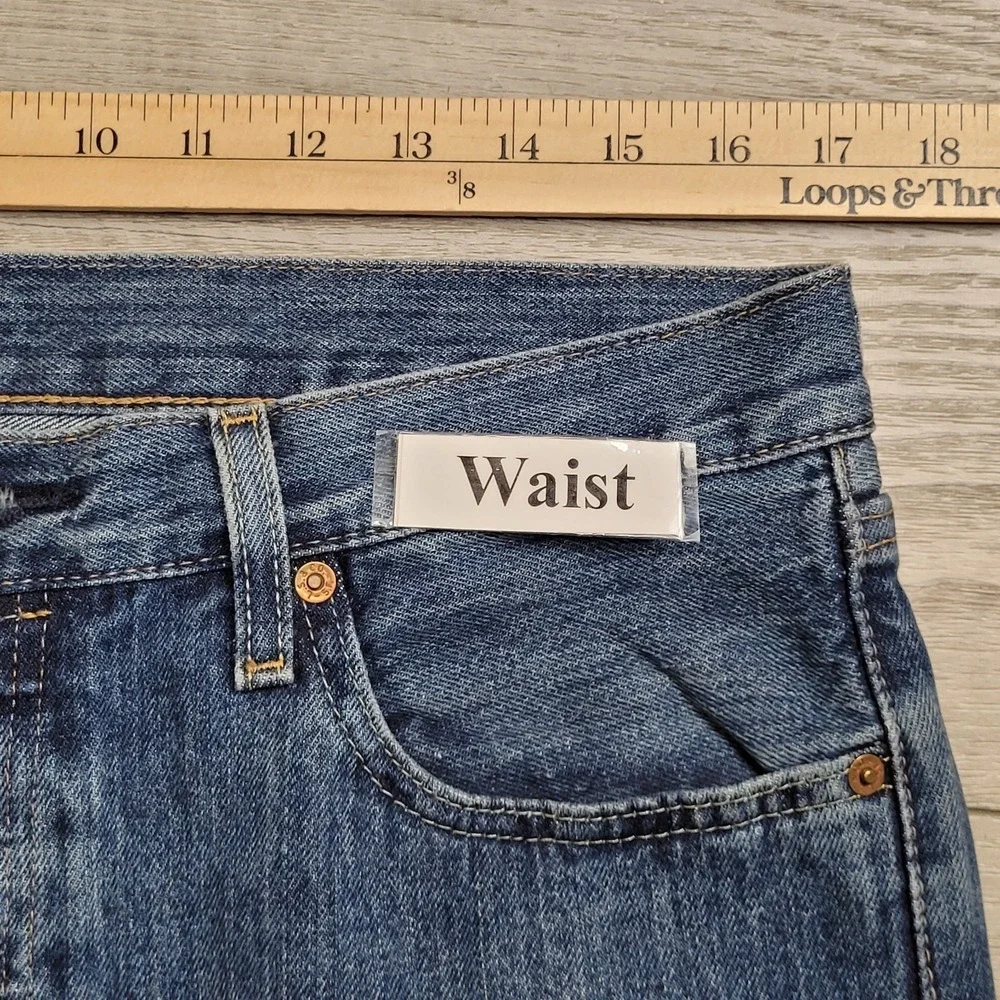 Levi's Premium 501 Original Fit XX Jeans Mens 35x32 Big E Medium Wash Button Fly